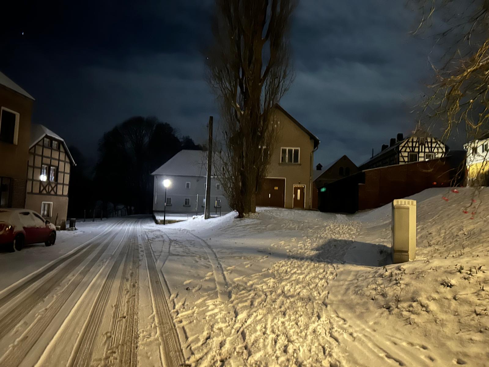 Hof im Winter